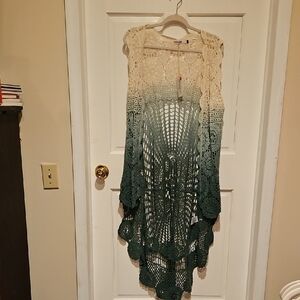 Elegant Ombre Lace Women Sweater
